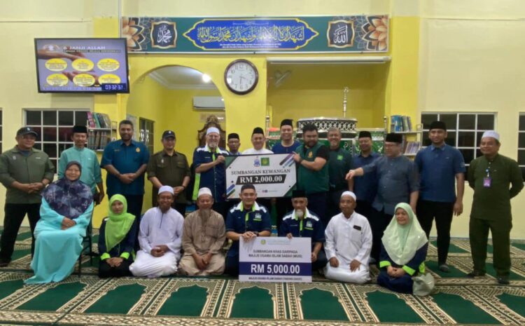  Sumbangan MUIS Dan Baitulmal Kepada Masjid Babussaadah Kg Muhibbah Raya Tawau