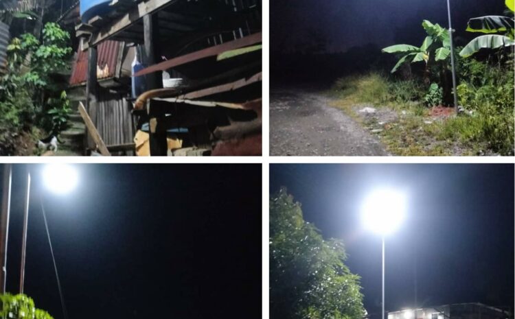  Pemasangan Lampu Solar Sekitar Kukusan