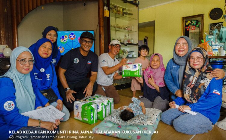  Program Penyerahan Lampin Pakai Buang Di Kampung Paya, Jalan Banyan & Kampung Muhibbahraya