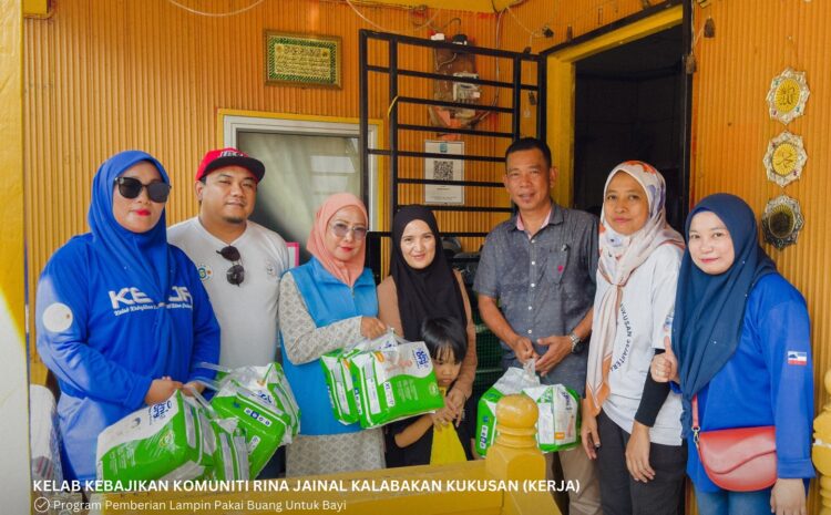 Program Penyerahan Lampin Pakai Buang Di Kampung Sentosa Blok 5