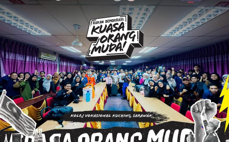  Rakan Demokrasi Kuasa Orang Muda Kolej Vokasional Kuching